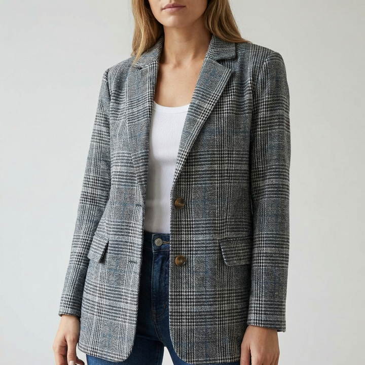 Hartlyn™ – Classic Glen Plaid Blazer