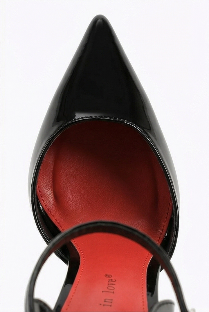 Amelise™ – Patent Pointed Toe Stiletto Heels
