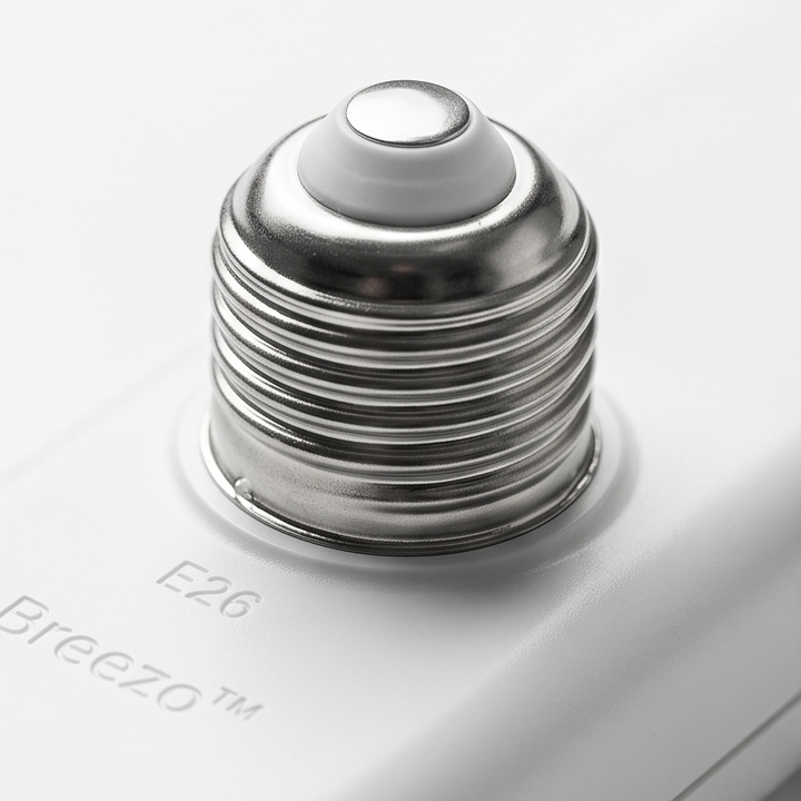 Breezo™ – Screw-In Ceiling Fan with LED Light