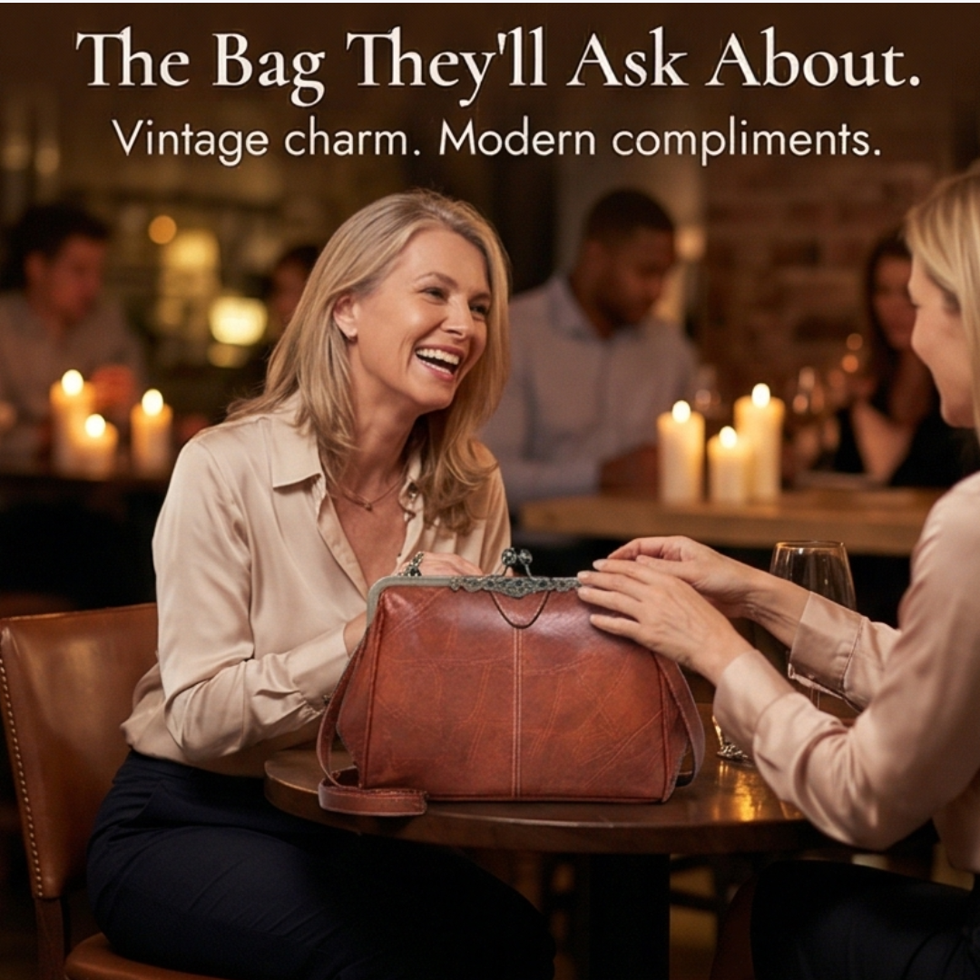 Bellora™ – Vintage Kiss Lock Handbag