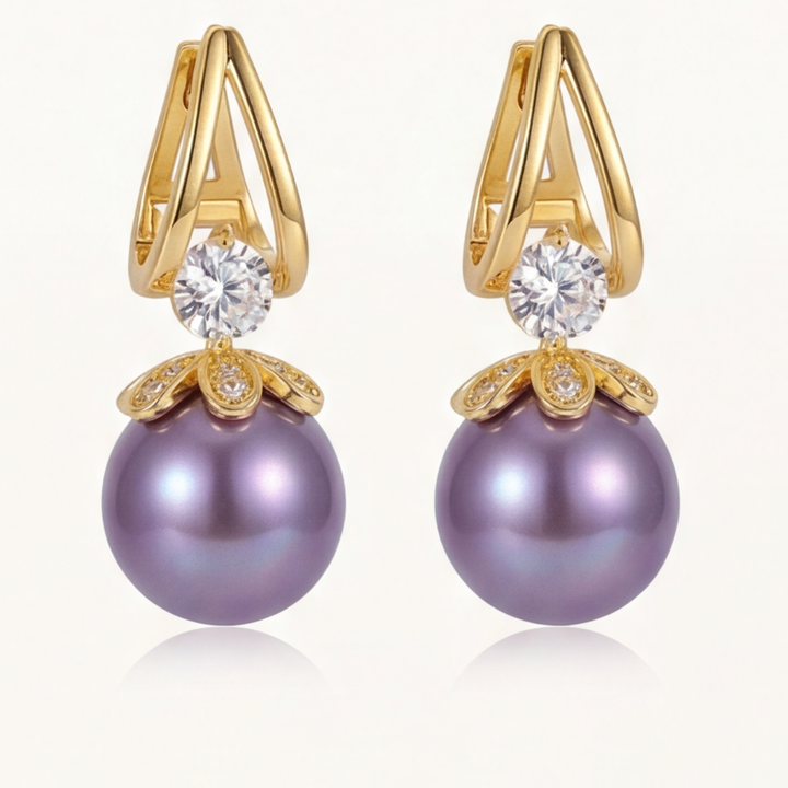 Florenza™ Sparkling Pearl Drop Earrings