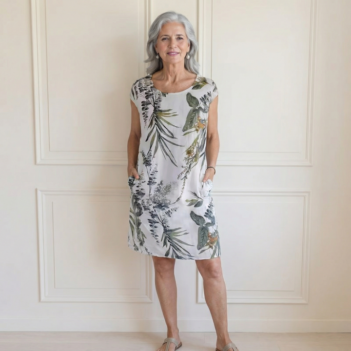 Floressa™ Botanical Print Pocket Dress