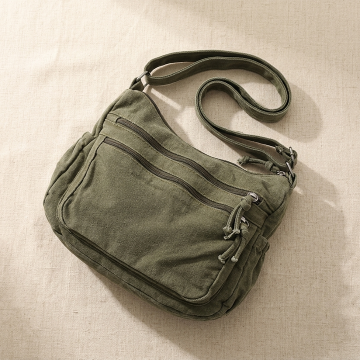 Carvia™ Washed Canvas Everyday Hobo Bag