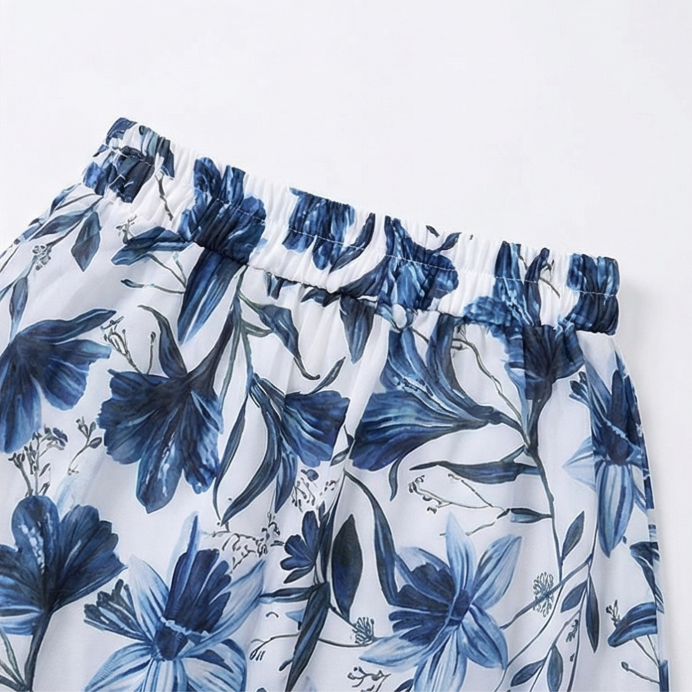 Coralina™ Floral Swimsuit and Matching Skirt Set