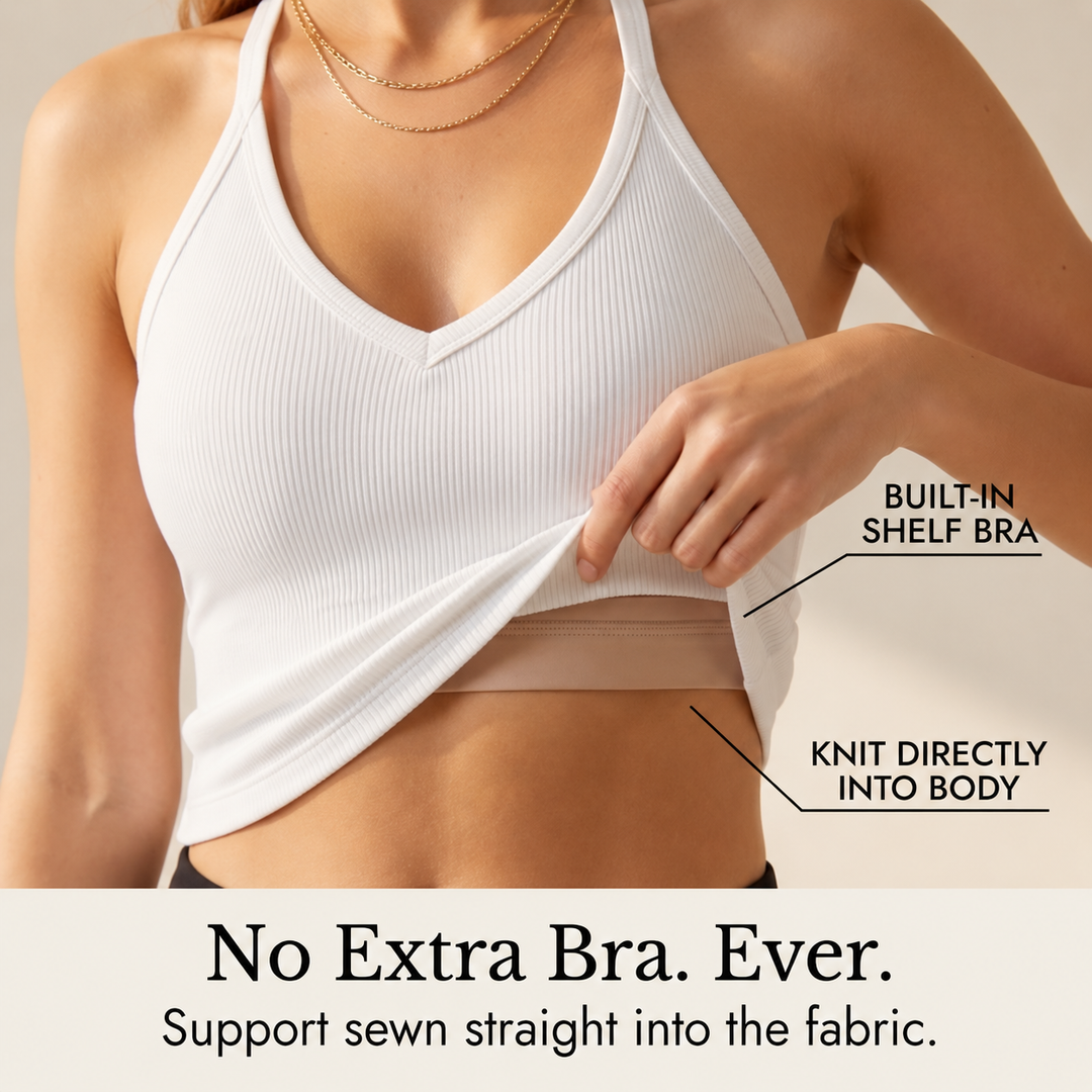 Lunella™ Ribbed V-Neck Tank
