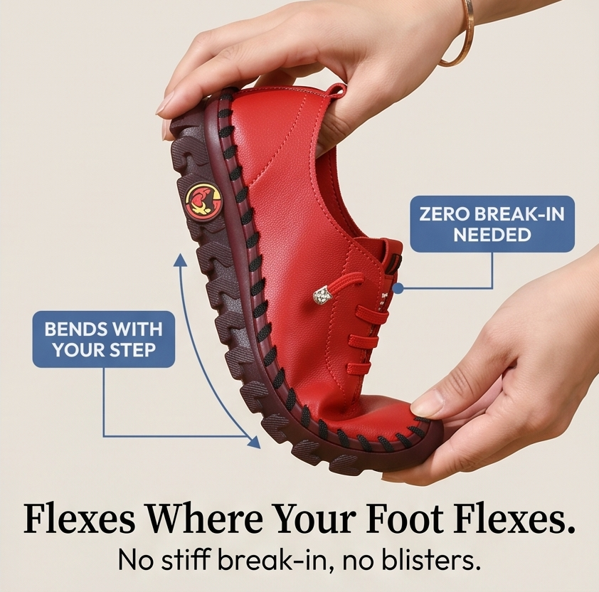 Marlowe™ - Hand-Stitched PU Loafers for All-Day Comfort