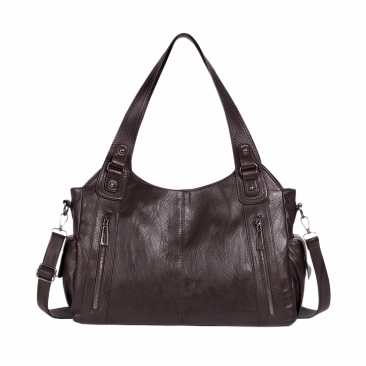 Noirvere™ — Slouchy Vegan Leather City Tote