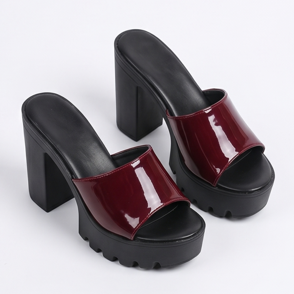 Elvara™ – Chunky Platform Heel Sandals