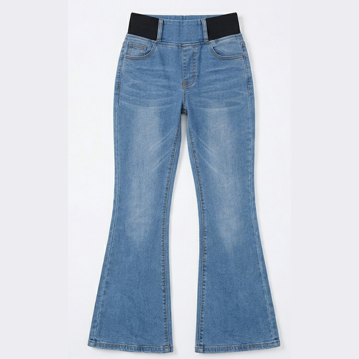 Curvela™ – High Waist Stretch Flare Jeans