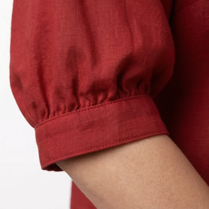 Collara™ – Retro Peter Pan Collar Button Up Blouse