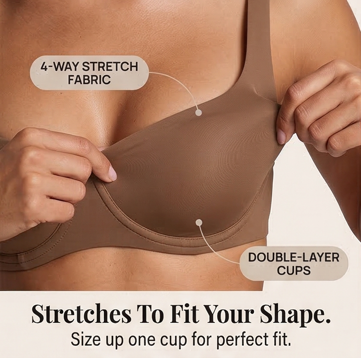 Veluna™ – Seamless Unlined Balconette Bra