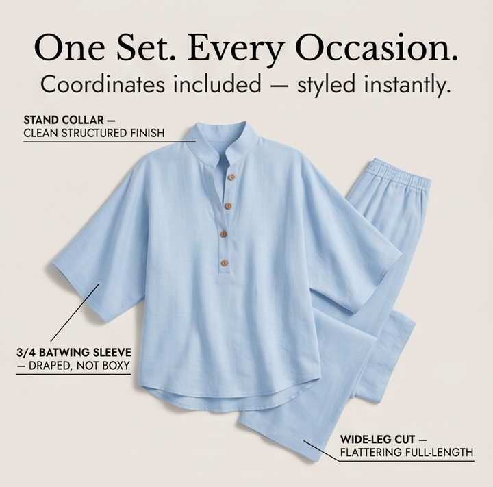 Marelle™ Breezy Linen Two-Piece Set for Warm Days