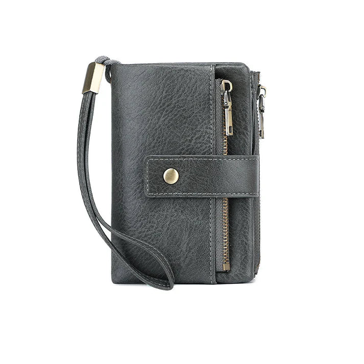 Veluna™ Long Wallet with Phone Pocket and Wrist Strap