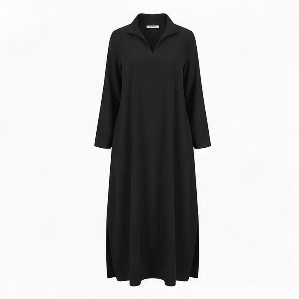 Veluna™ – Effortless Side Slit Maxi Dress