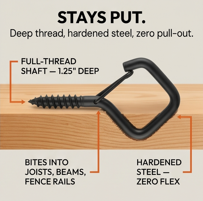 SnapLock™ - Snap Hanging Hooks with Drill Bit Set
