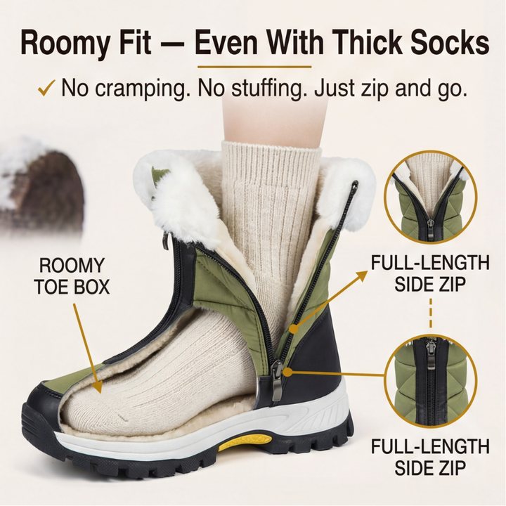Frostara™ Waterproof Fur Lined Winter Boots