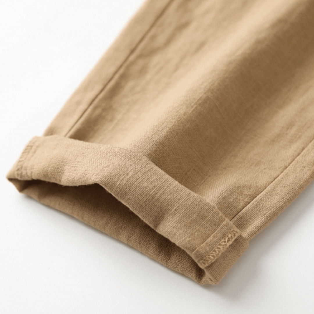 Linara™ – Cotton Linen Tapered Pants