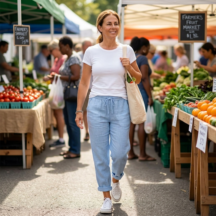 Lunara™ – Lightweight Linen Look Summer Pants