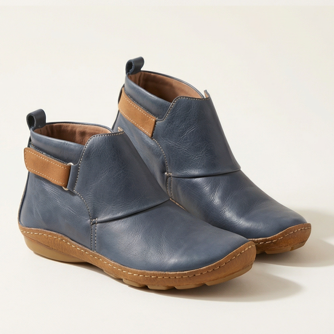 Solena™ Adjustable Ankle Boots for Sensitive Feet