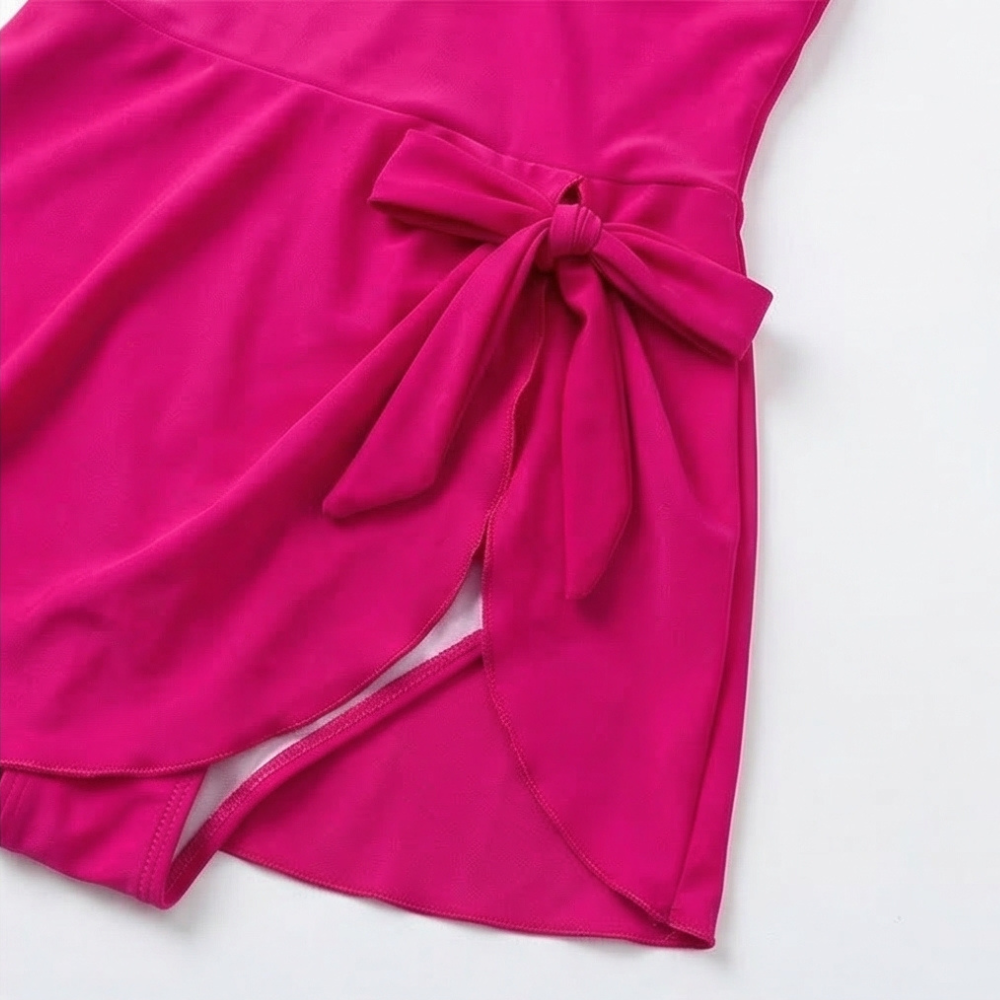 Shorala™ - Swimdress with Scalloped Neckline