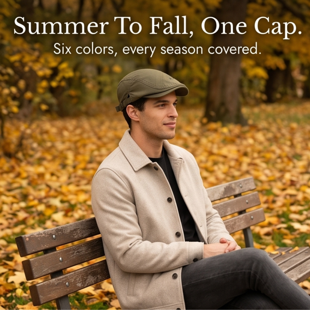 Caplow™ – Low-Profile Flat Cap for Everyday Wear