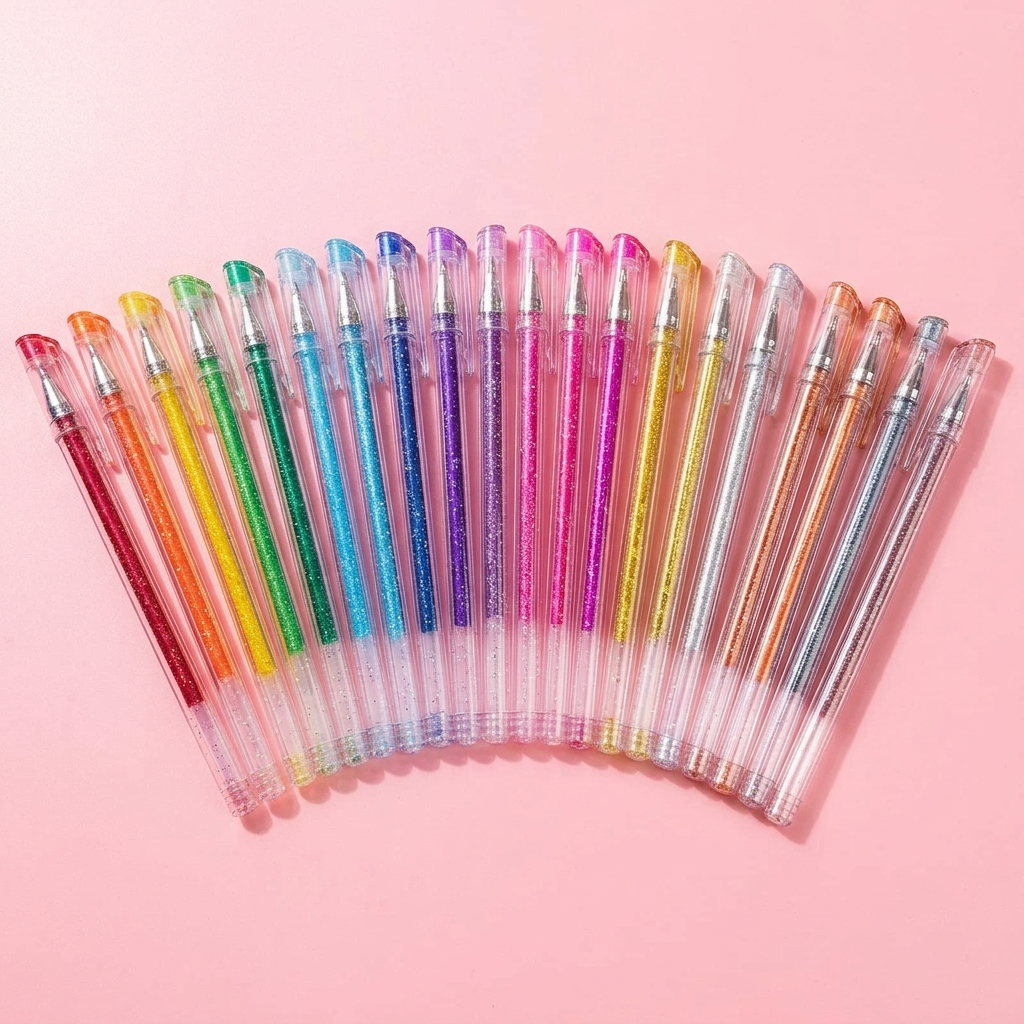 Glintara™ – Shimmering Glitter Gel Pen Set
