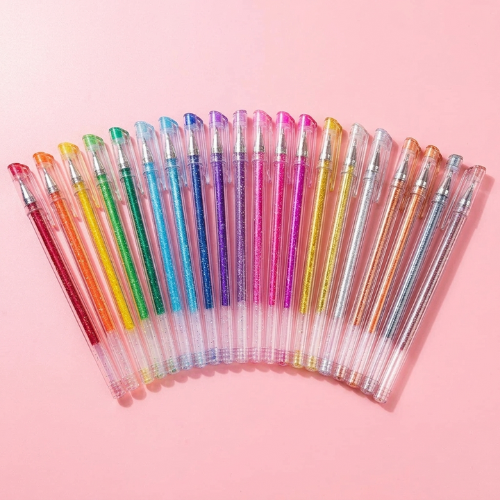 Glintara™ – Shimmering Glitter Gel Pen Set