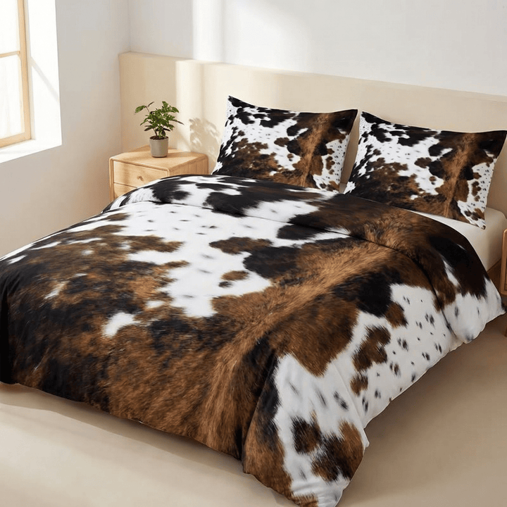 Ranchero™ — Western Cowhide Bedding Set