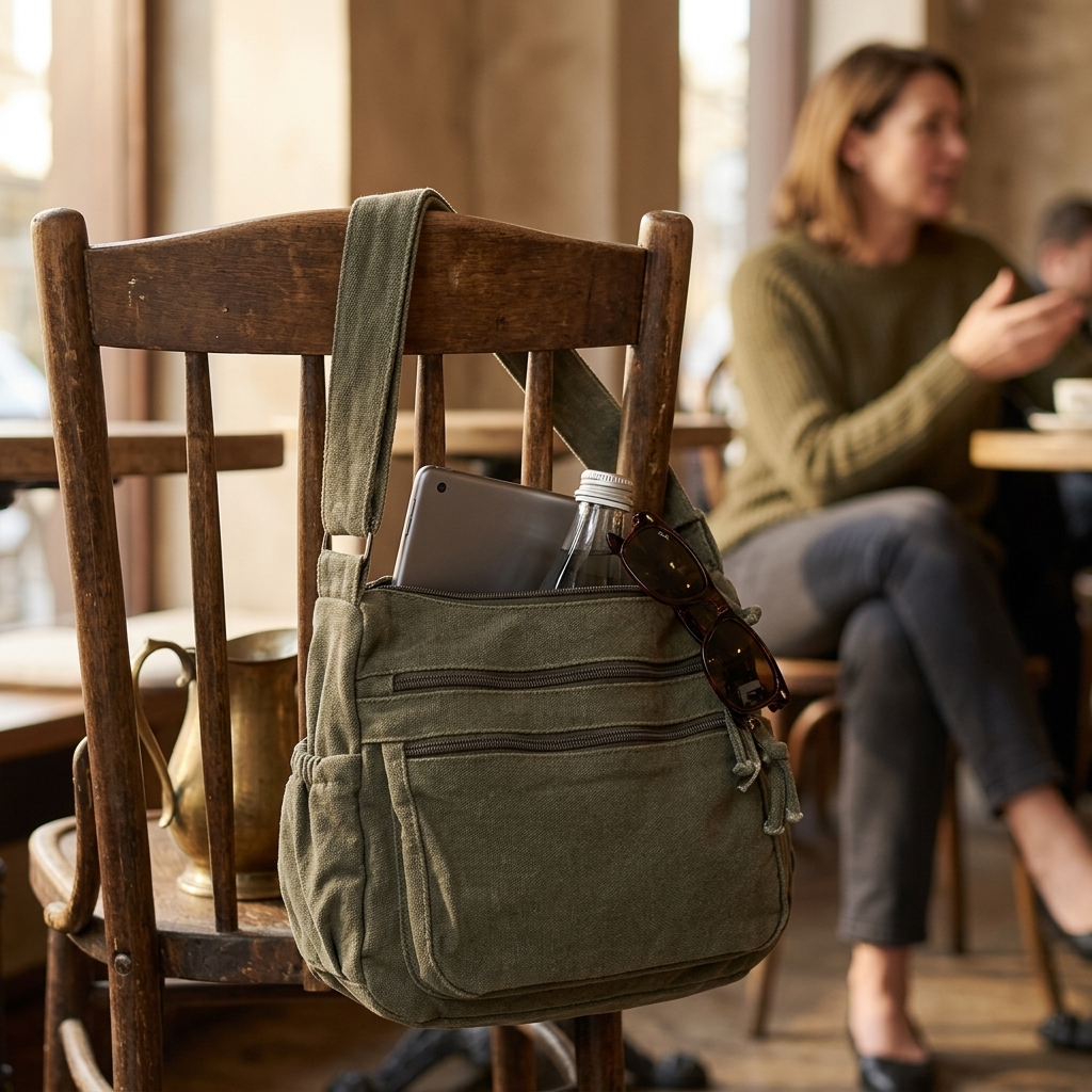 Carvia™ Washed Canvas Everyday Hobo Bag