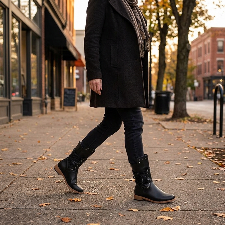 Westlyn™ Wool Lined Lace Up Ankle Boots