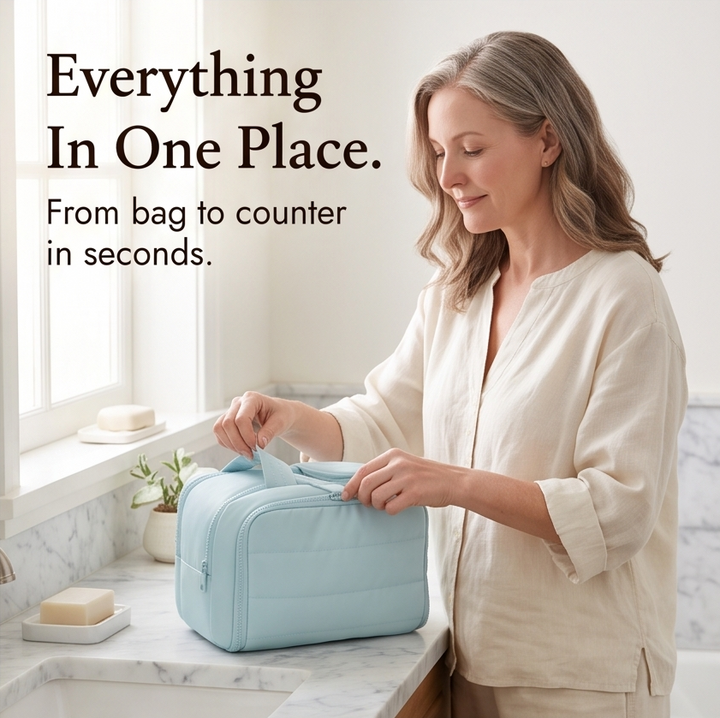 Cloudette™ – Wide-Mouth Toiletry Bag