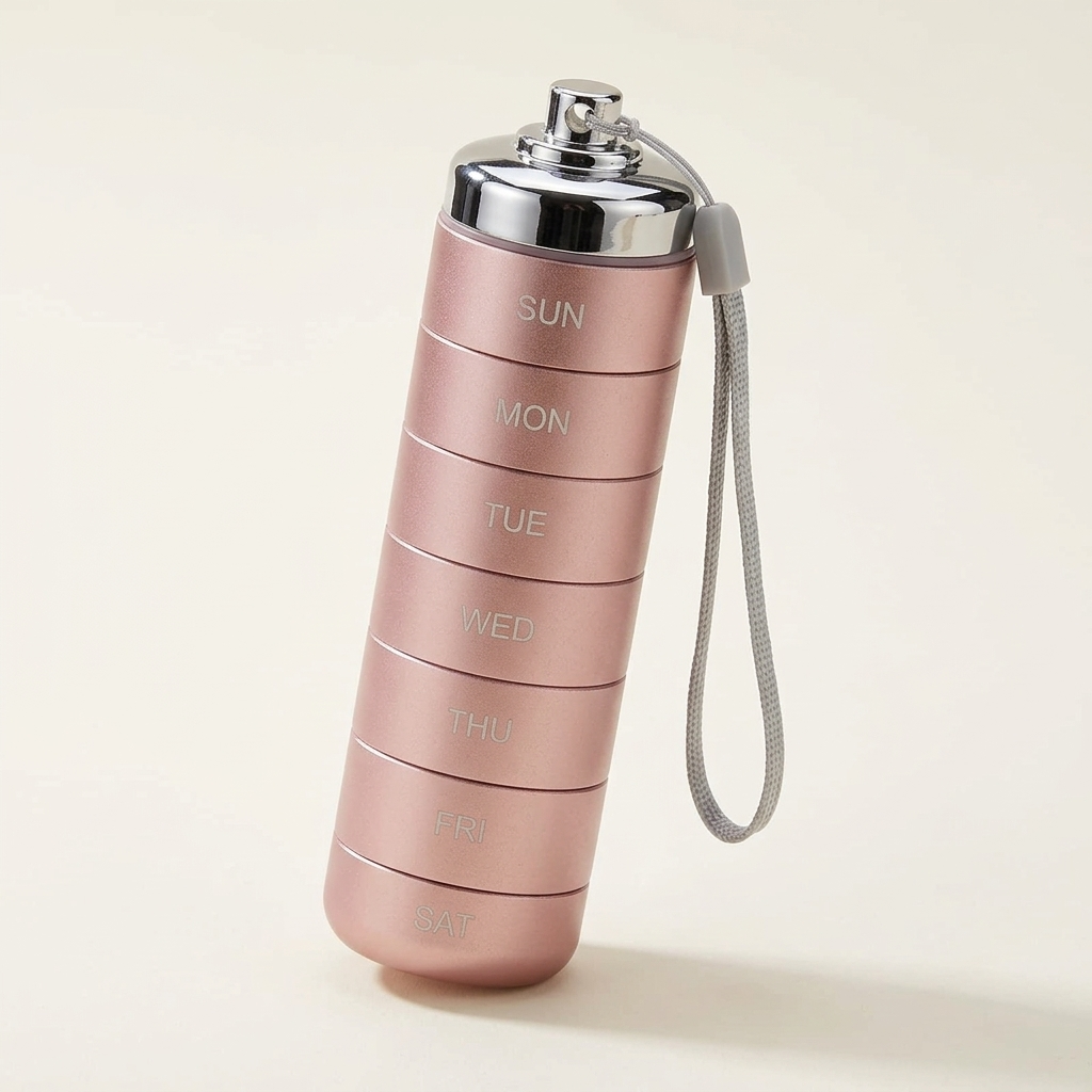 Pillvault™ – Waterproof 7 Day Aluminum Pill Organizer
