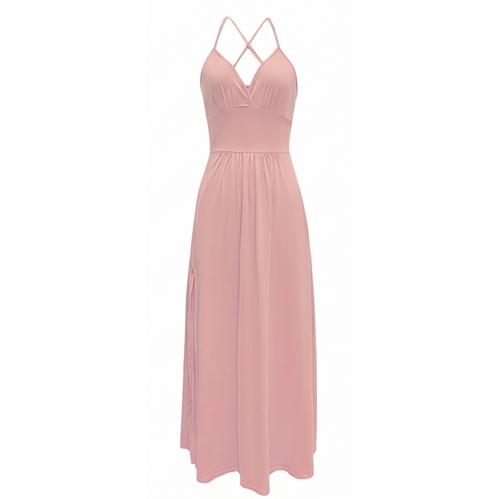 Florenza™ – Flowing V-Neck Maxi Dress