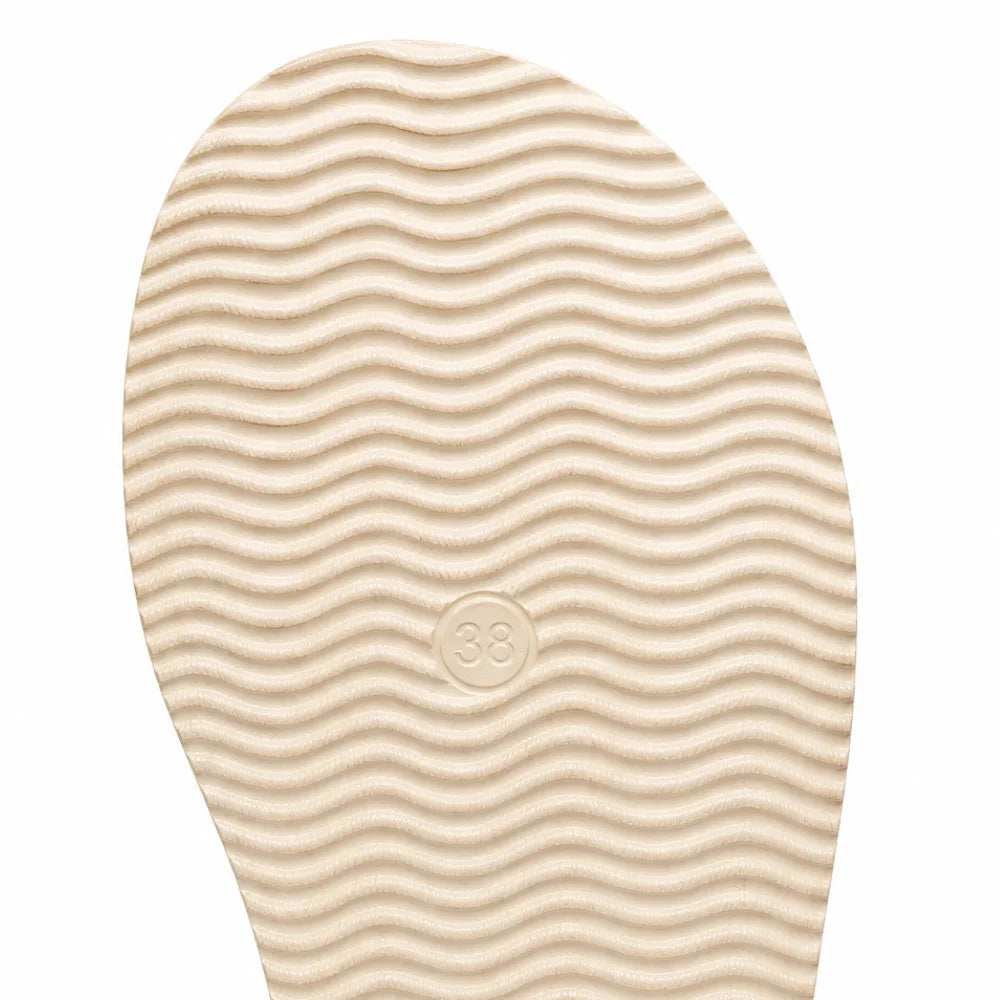 Solara – Woven Strap Platform Flip Flops for Women, Non-Slip Summer Sandals