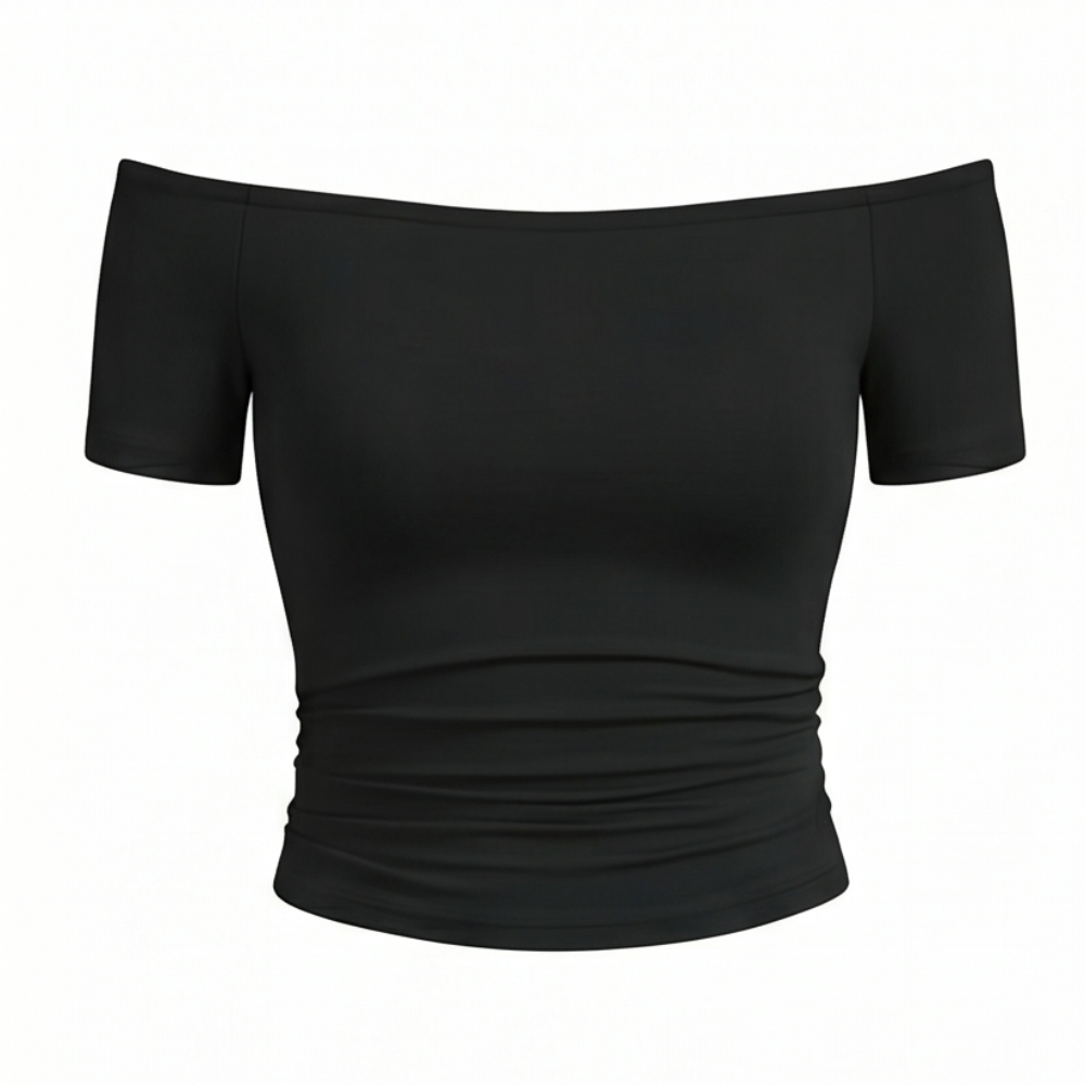 Velora™ – Off-Shoulder Slim Fit Top