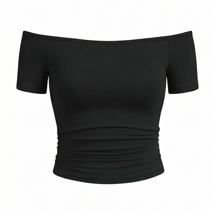 Velora™ – Off-Shoulder Slim Fit Top