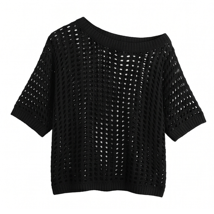 Solenya™ – Breezy Open-Knit Summer Top