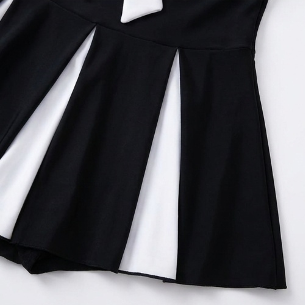Soliera™ – Plus-Size Halter Swimdress with Boy Shorts