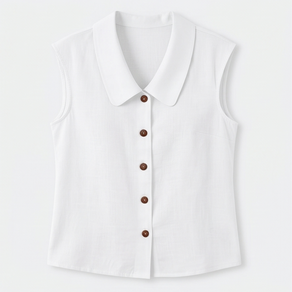 Linora™ – Breezy Collared Summer Top