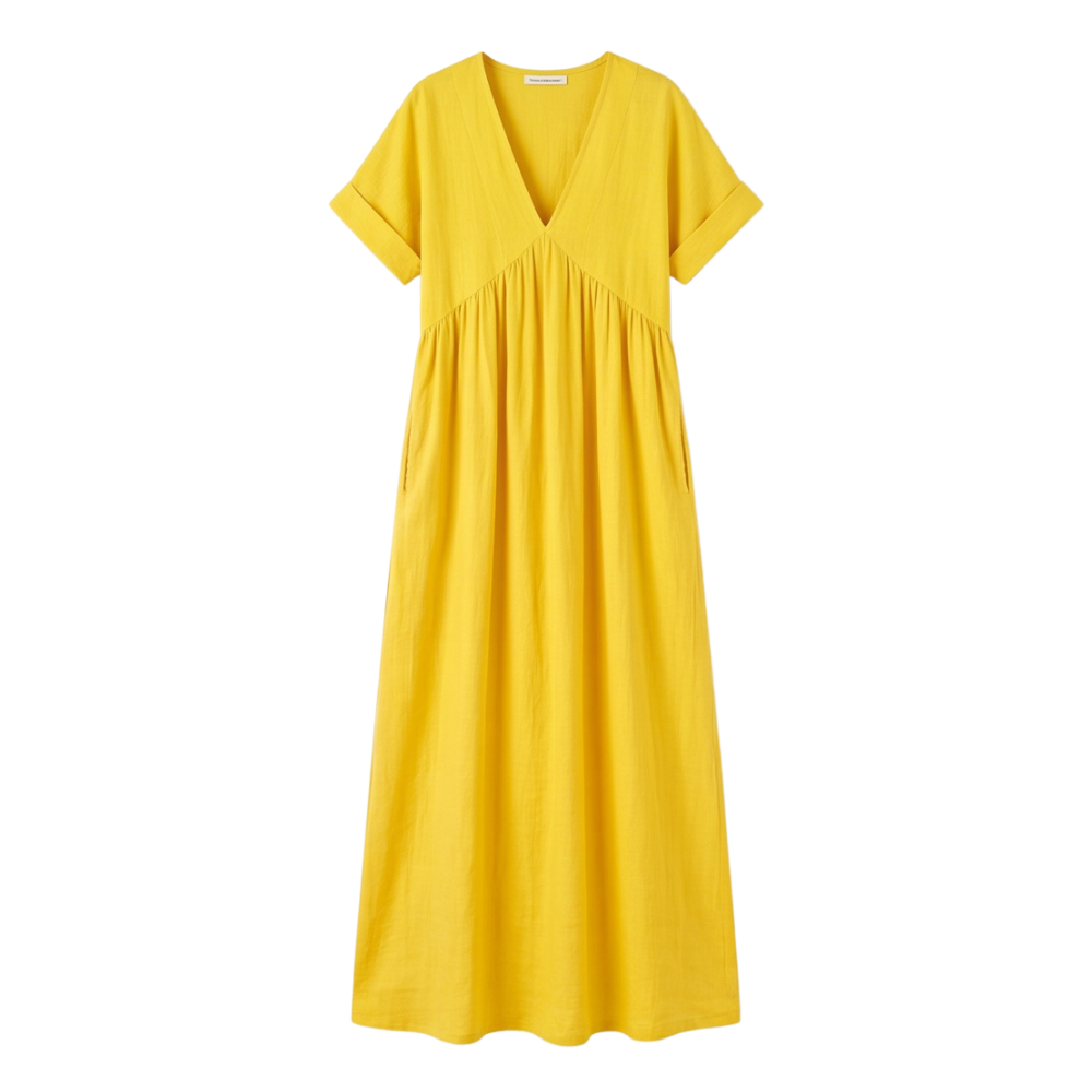 Marivelle™ - Effortless Summer V-Neck Maxi Dress