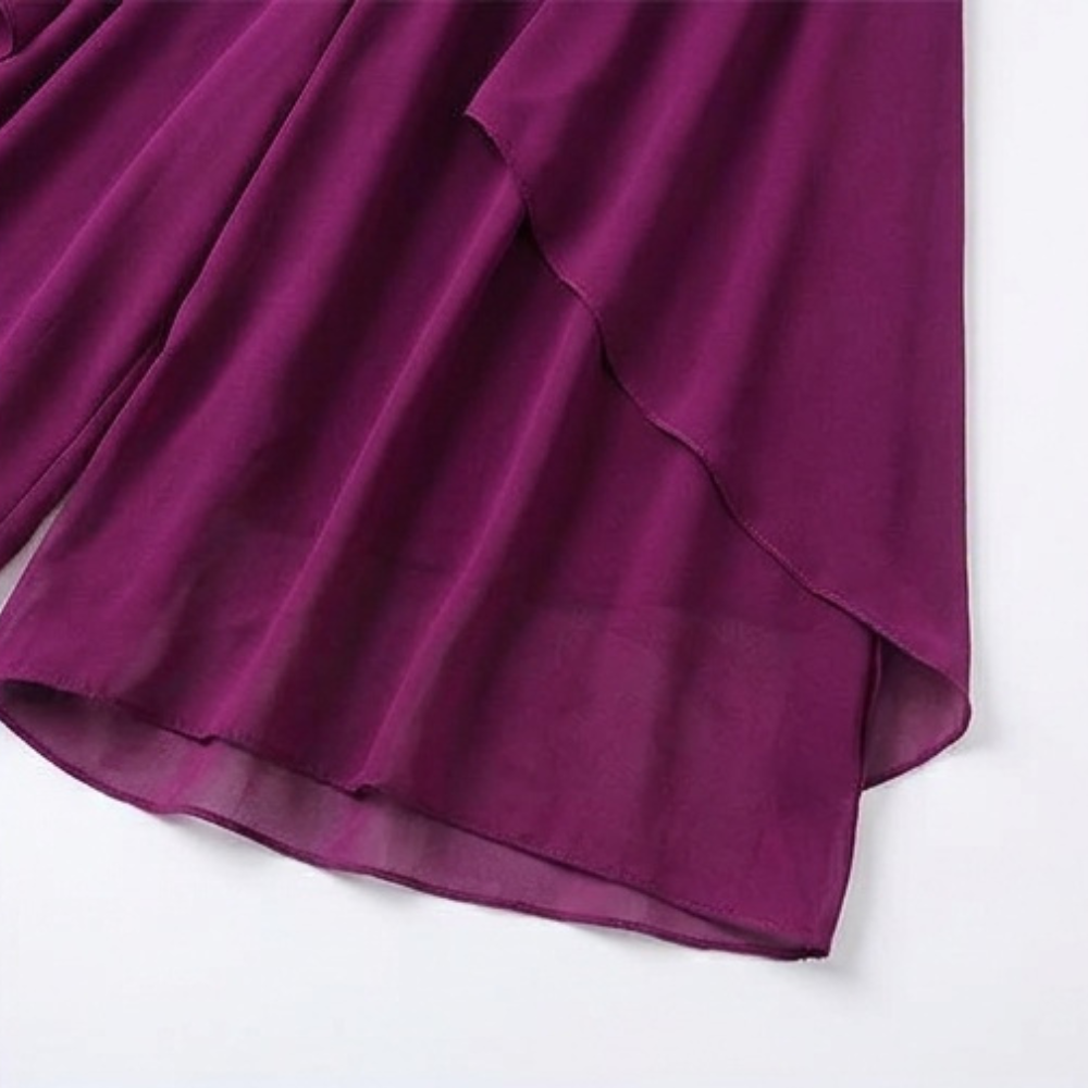 Sevella™ – High-Waist Culottes with Skirt Drape