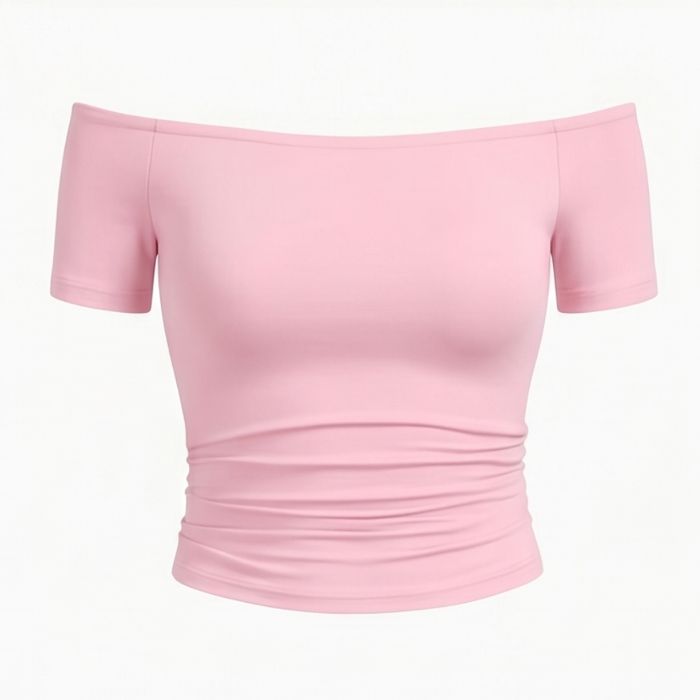 Velora™ – Off-Shoulder Slim Fit Top