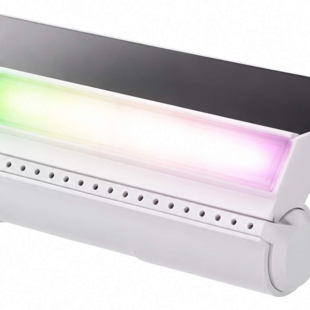 Lumiflow™ – Solar Pool Fountain with RGB Color Lights and Dual Spray