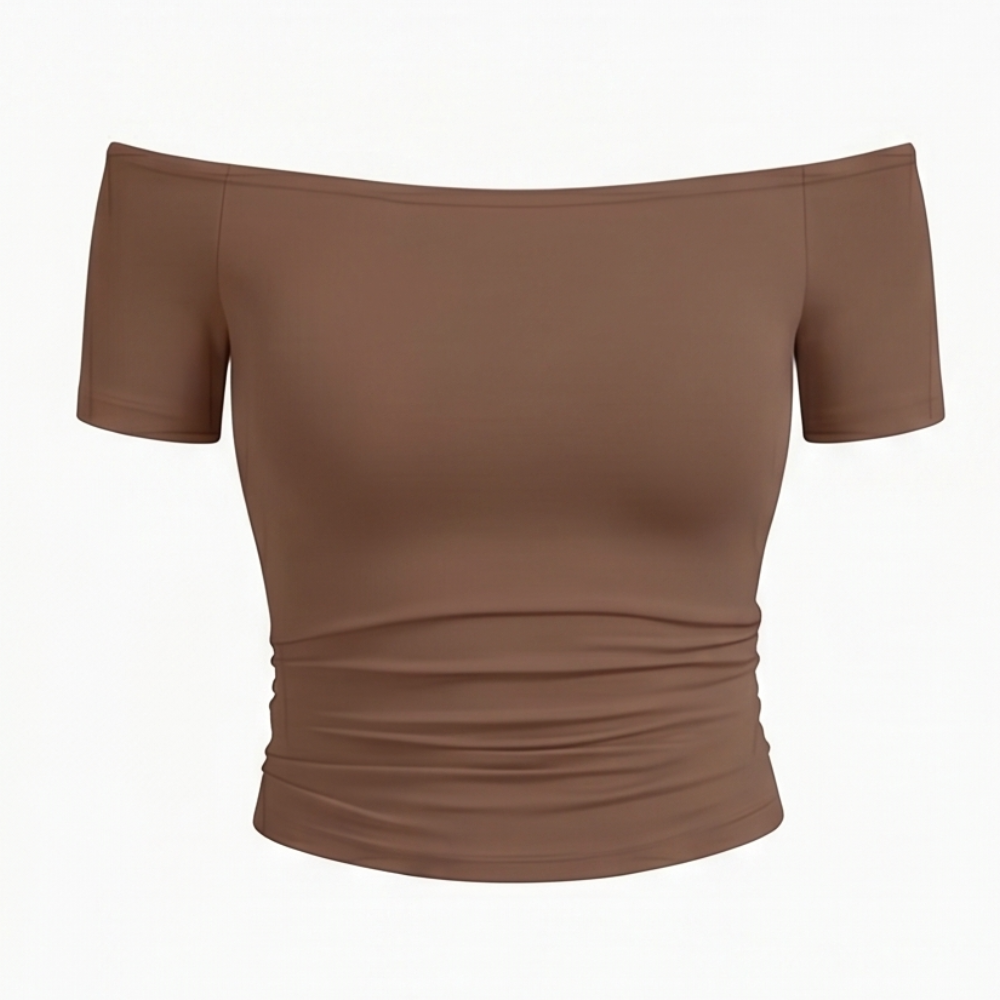 Velora™ – Off-Shoulder Slim Fit Top