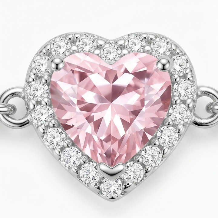 Lunavia™ – Heart Crystal Halo Bracelet