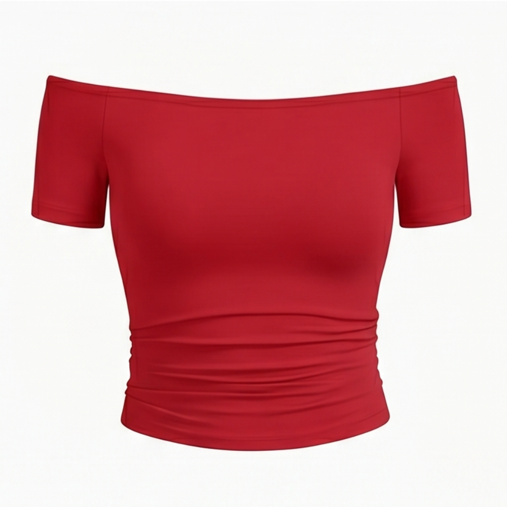 Velora™ – Off-Shoulder Slim Fit Top