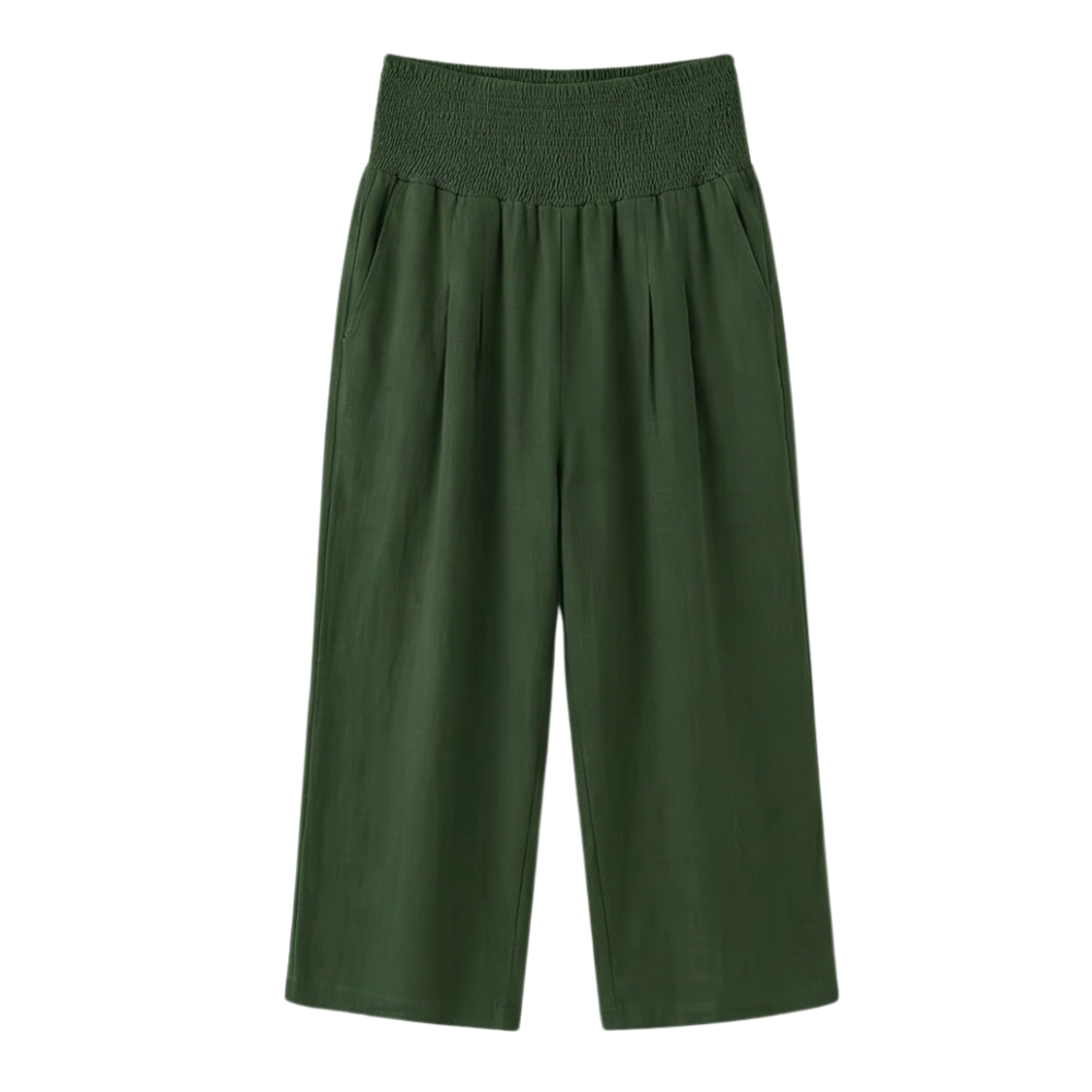 Coastella™ – Smocked-Waist Culottes