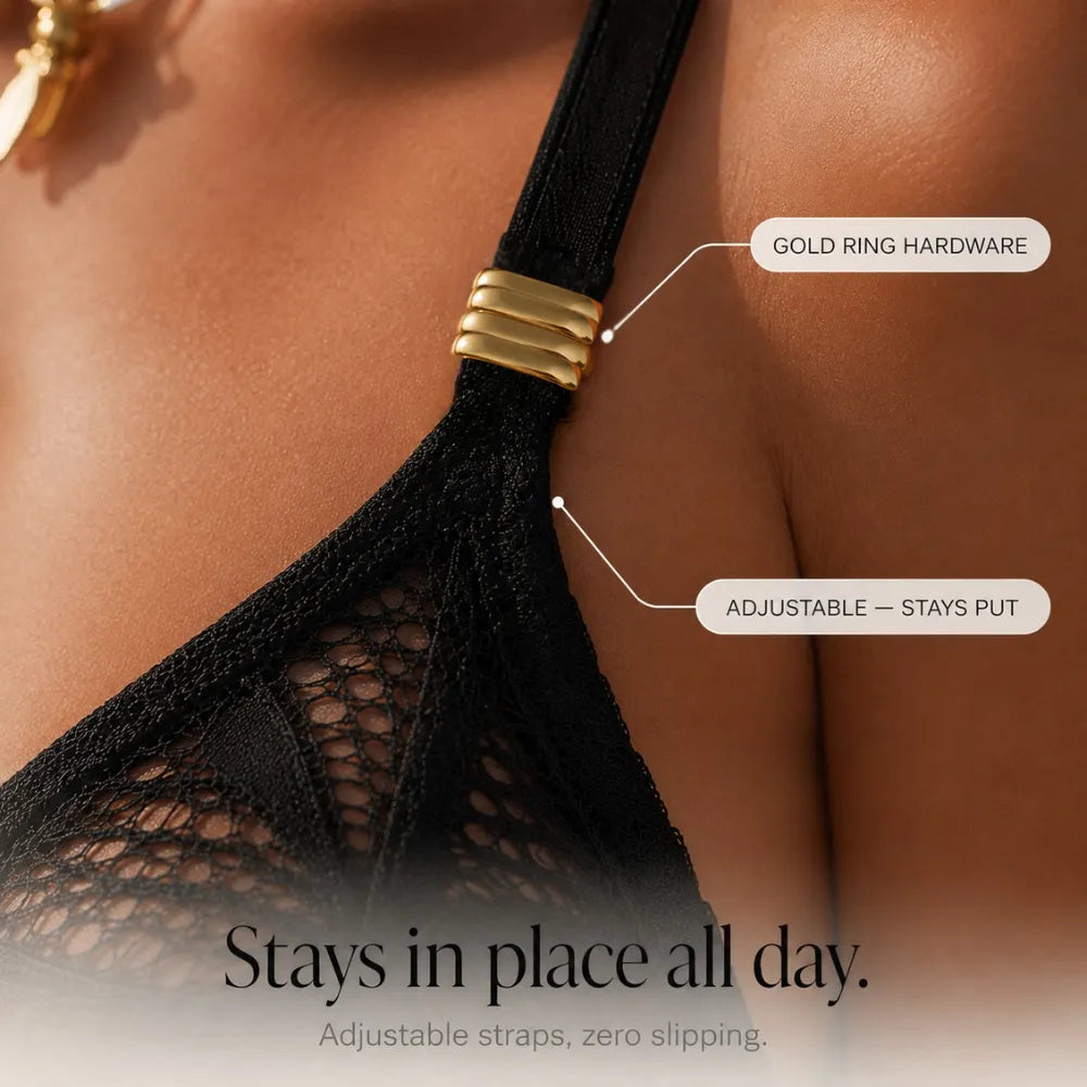 Marella – Lace-like Twist-Knot High-Waist Bikini Set