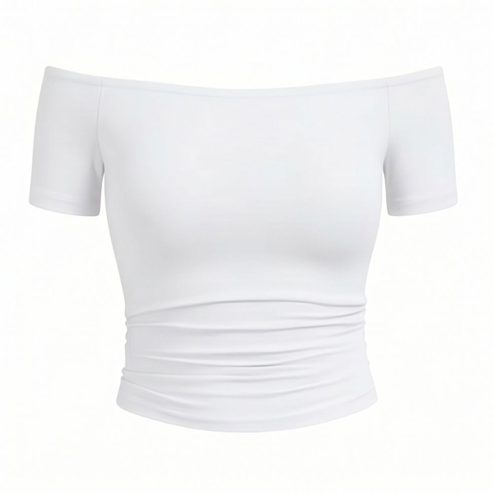 Velora™ – Off-Shoulder Slim Fit Top