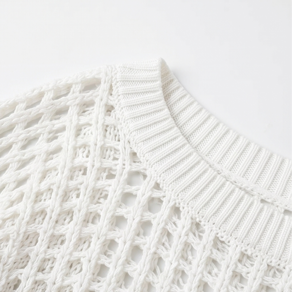 Solenya™ – Breezy Open-Knit Summer Top